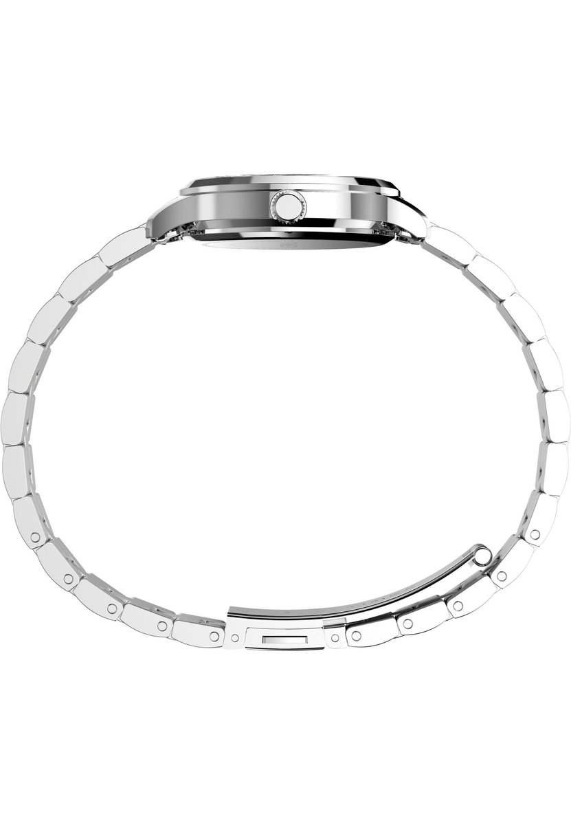 Timex Peyton Quartz Analoog Horloge Zilveren Toon Kast: 100% Loodarm Messing | Armband: 100% Roestvrij Staal 32 TW2W98100AJ, TW2W98200AJ, TW2W98400AJ