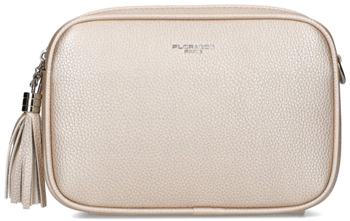 PROMO Communie Moederdag Bruiloft - Flora&Co *Milano* - City Crossbody Bag - Citytas Stadsbag - Crossbody Chic - Lichtgewischt - Urbanbag - Champagne - Stijlvol, praktisch & origineel – HandbagsUniverse