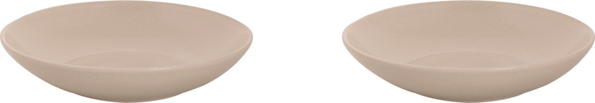 Mammoet - Spirit - Bord diep - Pastabord - 2 stuks - ø 21,5 cm - Wit - Stoneware - Bordenset