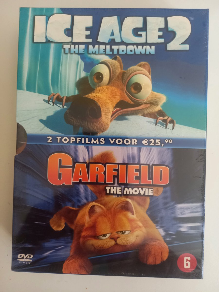2 topfilms Ice age 2 the meltdown en Garfield the movie