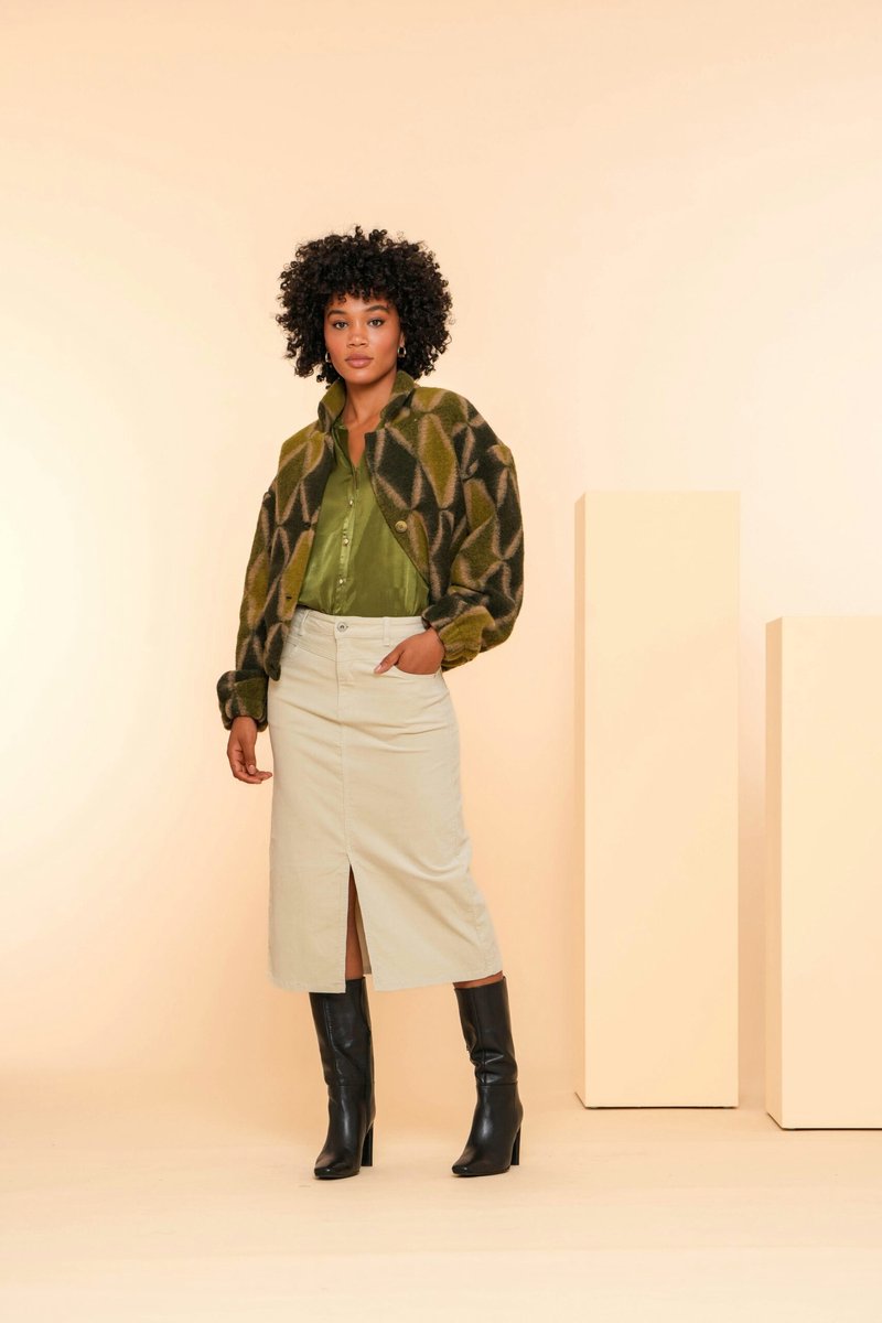 Geisha - Rok - Beige - XS (34)