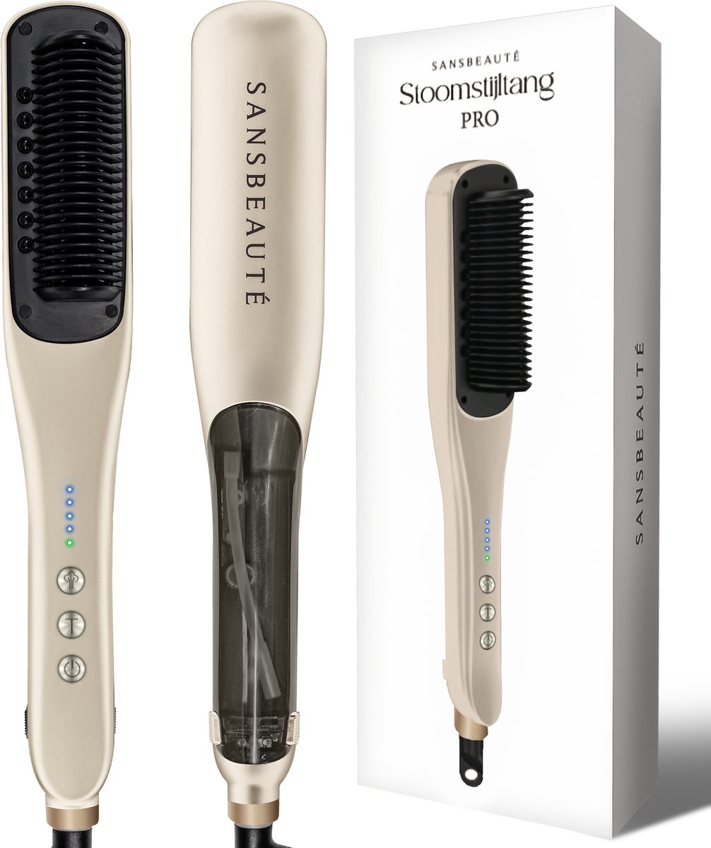 Sansbeauté Stoomstijltang PRO - Stoom Stijltang -