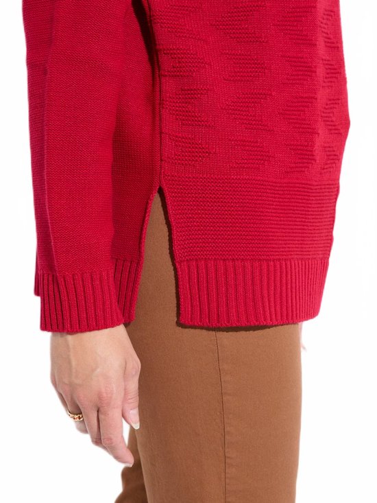 Tunique à manches longues et col rond