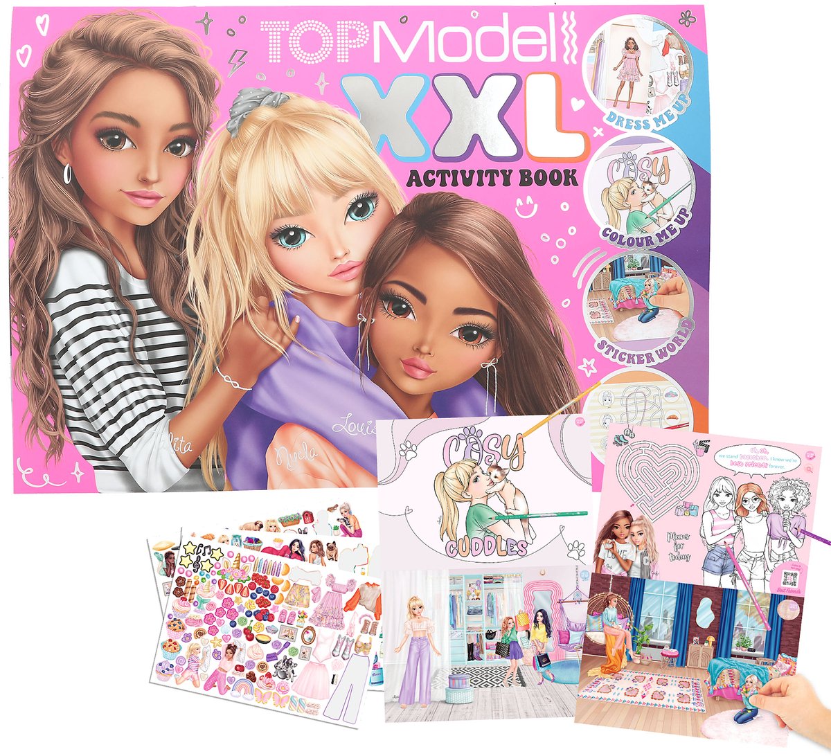 Depesche - topmodel xxl activity book - doe-boek afbeelding