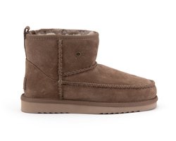 Warmbat Wallaby Suede boot Stitch Dames Laarzen - Mud