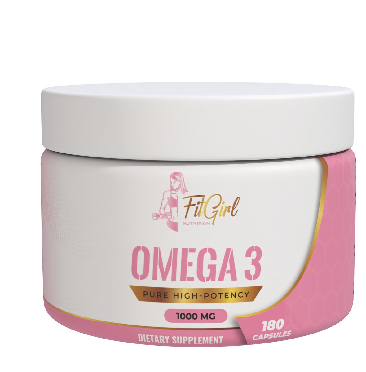 FitGirl Nutrition – Omega 3 | 200 Softgel Caps | 1000 mg | 66 Servings