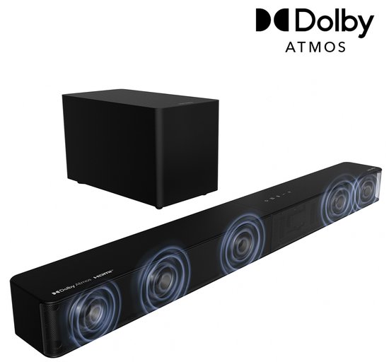 ULTIMEA Poseidon M60 Boom Soundbar 5.1 Dolby Atmos Zwart - ULTIMEA - €169,99