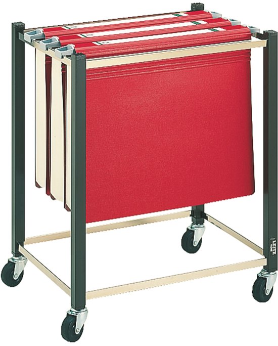Hangmappenbox Leitz Uni-Box Plus 1908, A4, voor ca. 20 hangmappen, handgrepen, div. kleuren