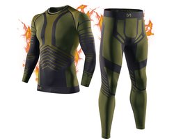 MEETHOO Thermo kleding - thermokleding heren Thermo kleding set voor mannen Thermoset Here