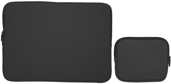 Damero Lerarenentas met vilten organizer-inzetstuk, lerarentas, draagtas met laptophoes voor werk, reizen, school, Zwart, Large