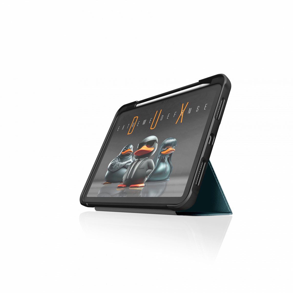 STM Dux Ultra - Tablet Hoes voor iPad A16/10th gen - Valbescherming - Standaard - Penhouder - Grijs