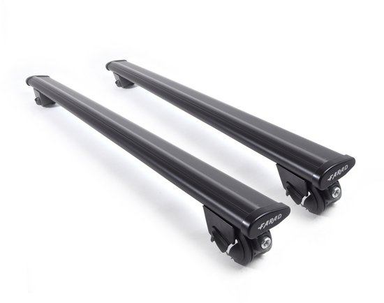 Galeries de toit adaptées pour Hyundai Inster à partir de 2025, barres de toit ouvertes - Aluminium - Capacité de charge élevée 100 kg - Wingbar Zwart - Merk Farad