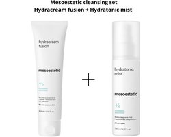 Mesoestetic Cleansing Set – Hydracream Fusion & Hydratonic Mist – Reiniging & Hydratatie – Droge &…