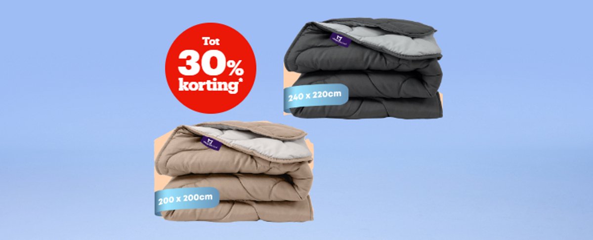 Dekbedden zonder overtrek