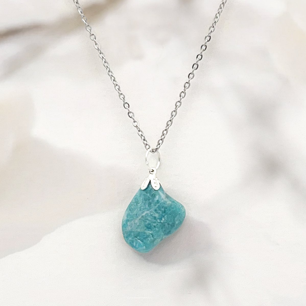 Edelsteen ketting dames – Amazoniet | Rust, balans & innerlijke kracht