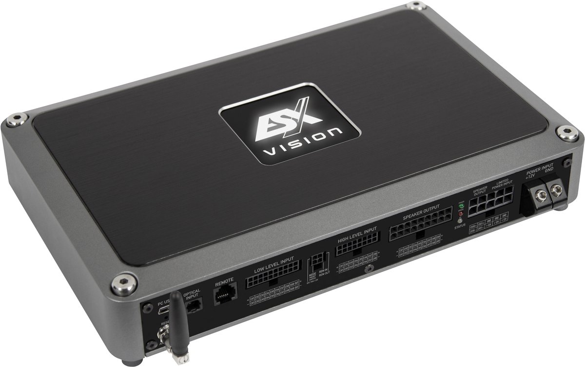 ESX Vision VE1300.11SP 11 kanaals versterker / 12ch DSP Versterker / Hi-end Auto versterker