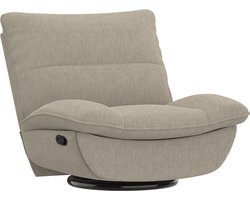 FlexiSpot XC6 Relaxfauteuil met Schommel- en 360° Draaifunctie – TV Stoel met Verstelbare Rugleuning, Voetsteun & Opbergvak – Belastbaar tot 160 kg – Beige