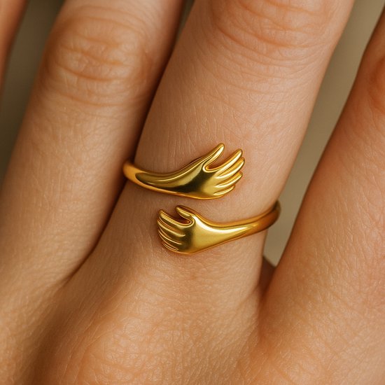 Hug Ring Zilver - Sterling Zilver Knuffelring