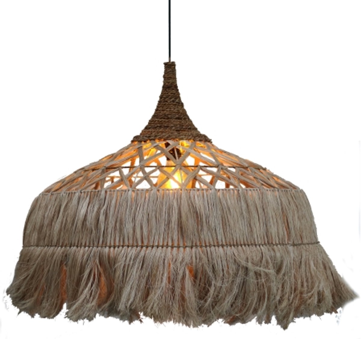 Morrigan - Kroonluchter - Chesna - H 80cm x ⌀ 80cm - Natuurlijk