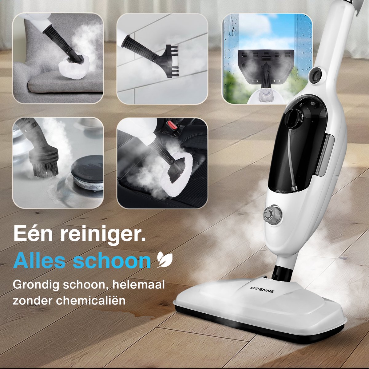 SVENNE 2-in-1 Stoomreiniger thumbnail 3