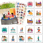 Smarfer - Extra STICKERS voor Magnetische pictogrammen voor weekplanner planbord - Kleur - voor kinderen - dagritme – autisme planner - magneetjes - routine