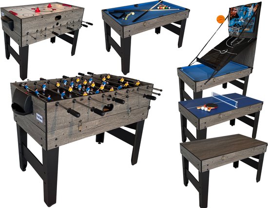 TopTable Multi Fun 6 in 1 wood, met 220v fan!