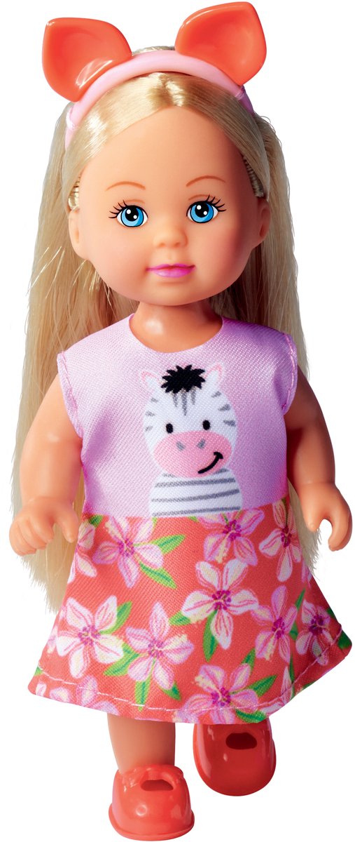 van der Meulen pop Evi Love Cutie dierenoutfit haarband 16 cm. — afbeelding 2