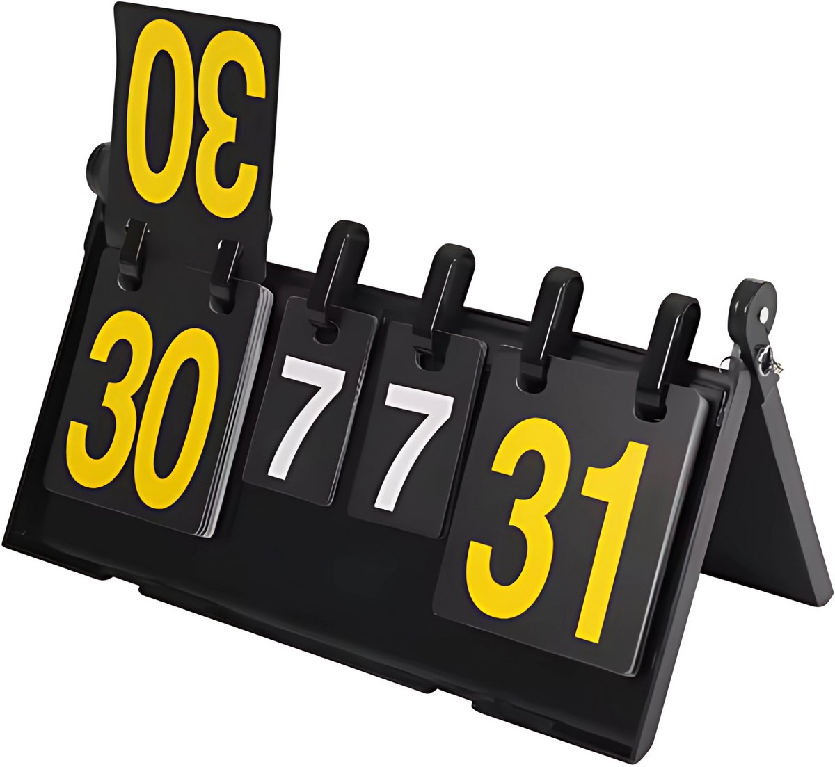 Sport Scorebord - Voor badminton, volleybal, tafeltennis, voetbal en boksen - Competitie sportscorebord - Draagbaar