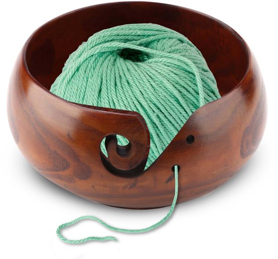 Garenkom voor Haken & Breien - Wolhouder - Garenhouder - Yarn Bowl - Yarn Holder - Kluwenhouder