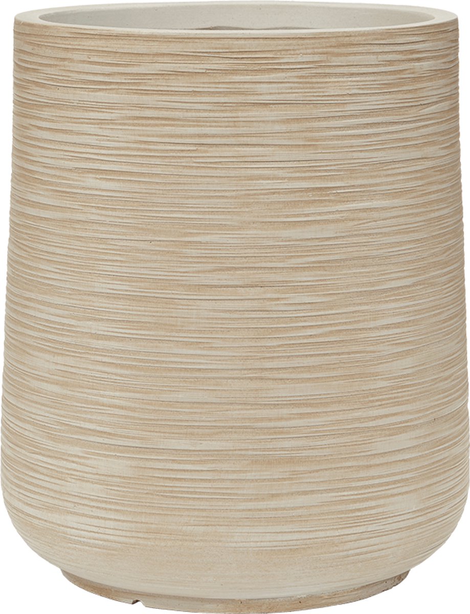 Baq Plantenbak Dune Beige D 49 cm H 55 Opening 39 cm