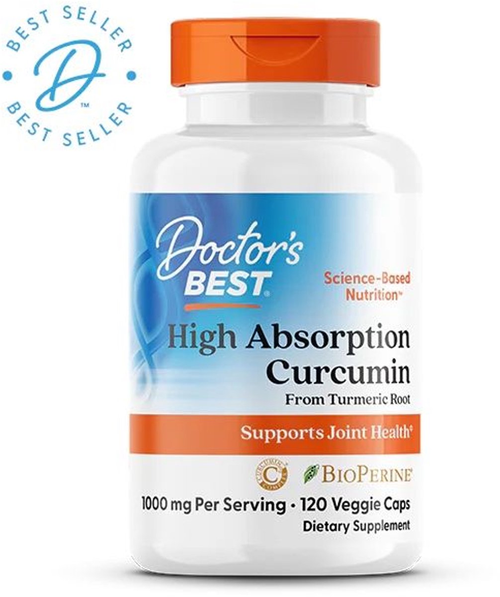 Dr Best - High Absorption Curcumin - 1000 mg - 120 tabletten