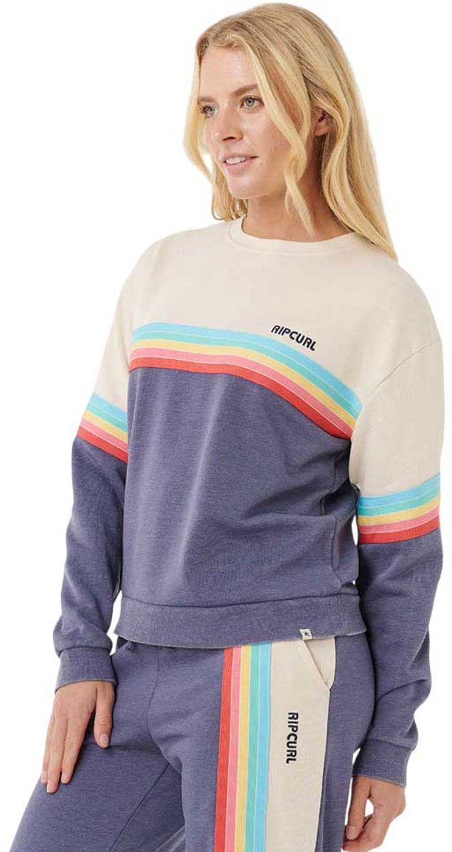 Rip Curl Surf Revival Crew Sweatshirt S Vrouw Blauw