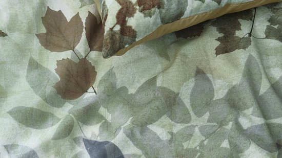 Beddinghouse Hiroki dekbedovertrek - Eenpersoons - 140 x 200/220 cm - Naturel van Merkloos — afbeelding 5