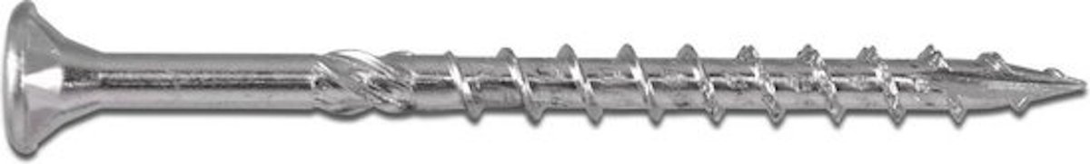 STAFA Multi+ Spaanplaatschroef PZ2 Verzinkt - 6.0 x 110/70 mm (100 stuks) - Deeldraad met Snijpunt