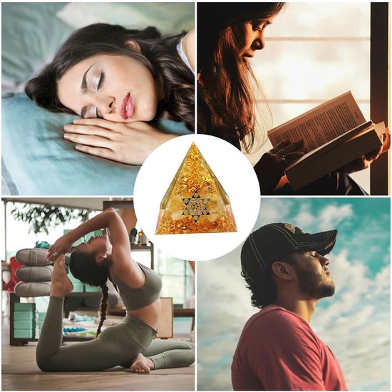 Seleniet orgoniet piramide, 7 cm - Happy Spirit