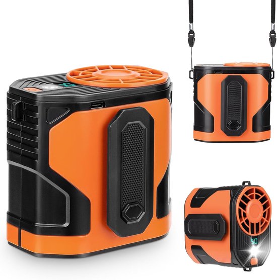 AirBelt | Oplaadbare ventilator met heupclip – Draagbare, handsfree