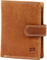 Portefeuille en cuir RFID saumon Lorenti