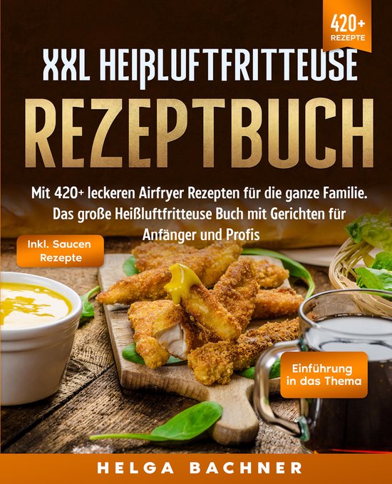 XXL Heißluftfritteuse Rezeptbuch - cover