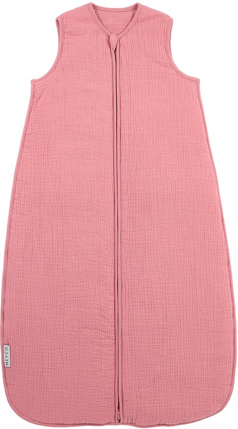 Roze Meyco babylaapzak, gevoerd, met ritssluiting.
