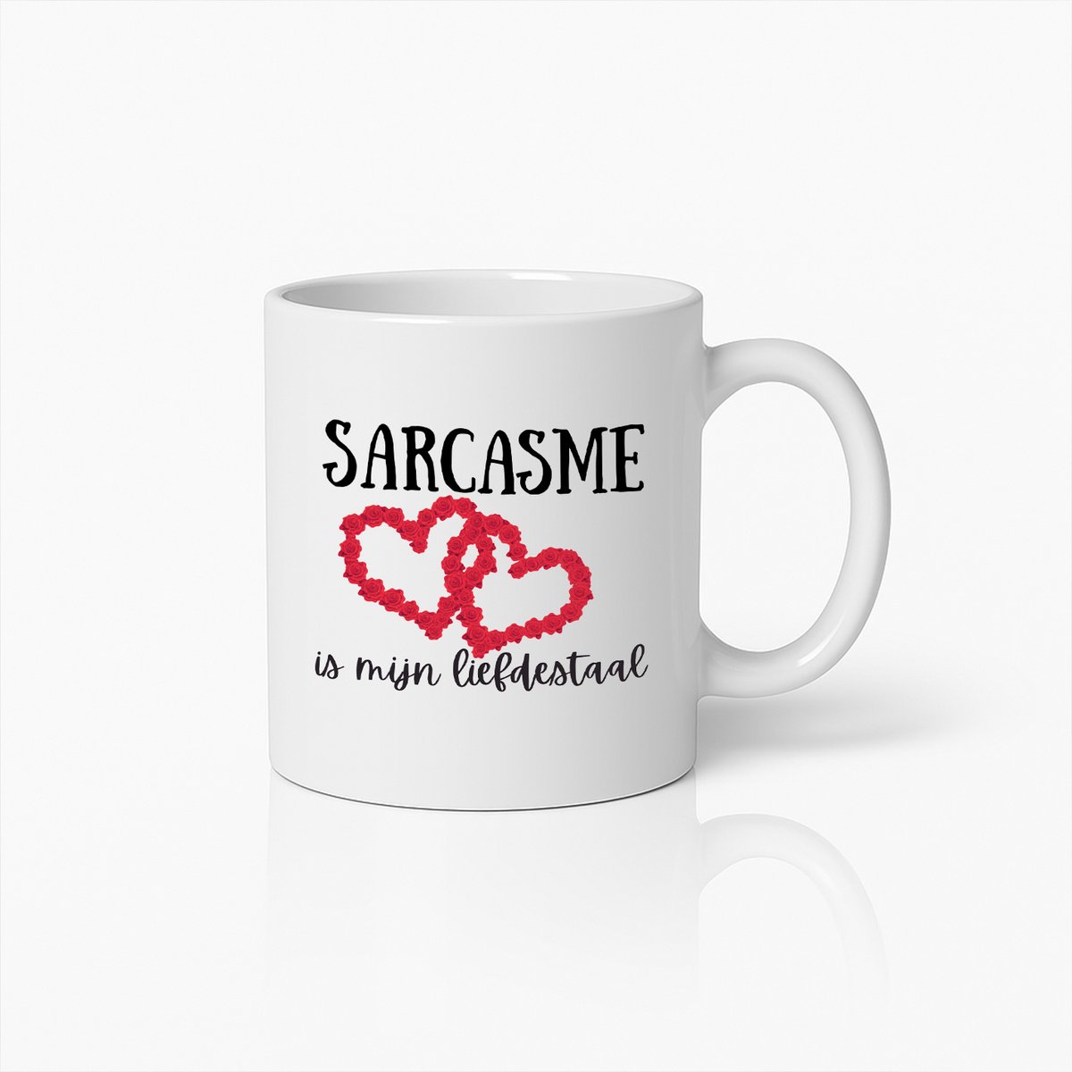 Sarcasme Liefhebbers Mok – 'Sarcasme is Mijn Liefdestaal' Grappige Keramische Koffiebeker