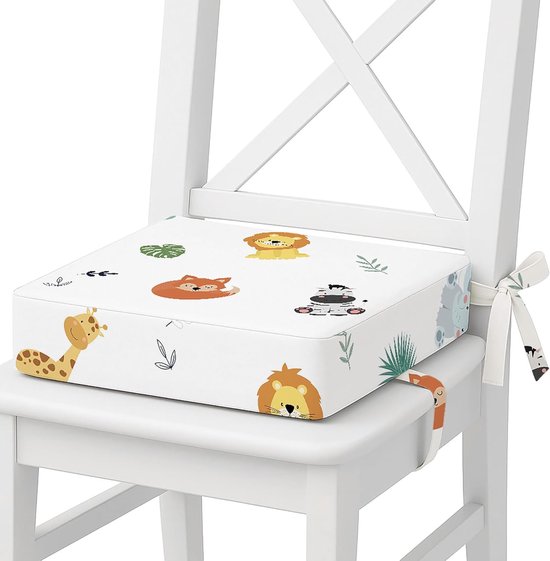 Lexium Stoelverhoger voor Eetkamerstoel - Zitverhoger Peuter Eettafel - Kinderen - Booster Seat - Zitkussen Tafel - Zitverhoger Voor Kinderen & Volwassenen - Stoelverhogers Voor Eettafel - Memory Foam Verhoogkussen - Ergonomisch Comfort