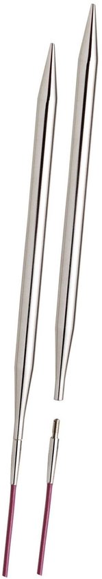 KnitPro Zing Breinaalden Zonder Knop (20 cm) 6 mm - Sokkennaalden