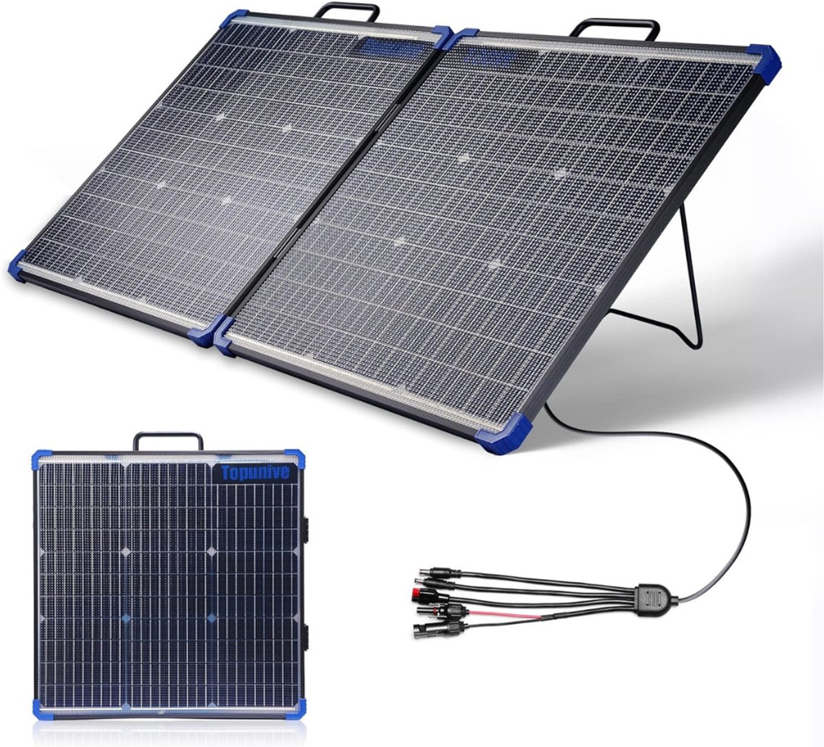 MMM® Zonnepaneel Opvouwbaar - Zonnepaneel - Zonnepanelen Compleet Pakket - 100W 18V - Zonnepaneel voor draagbare energie