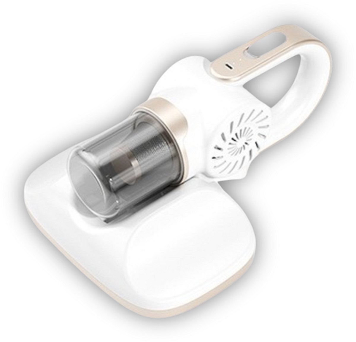 Purgato Draadloze Stofzuiger 4-in-1 - UV-C Sterilisatie - 11 kPa - 2000 mAh - Oplaadbaar - Wit/Goud