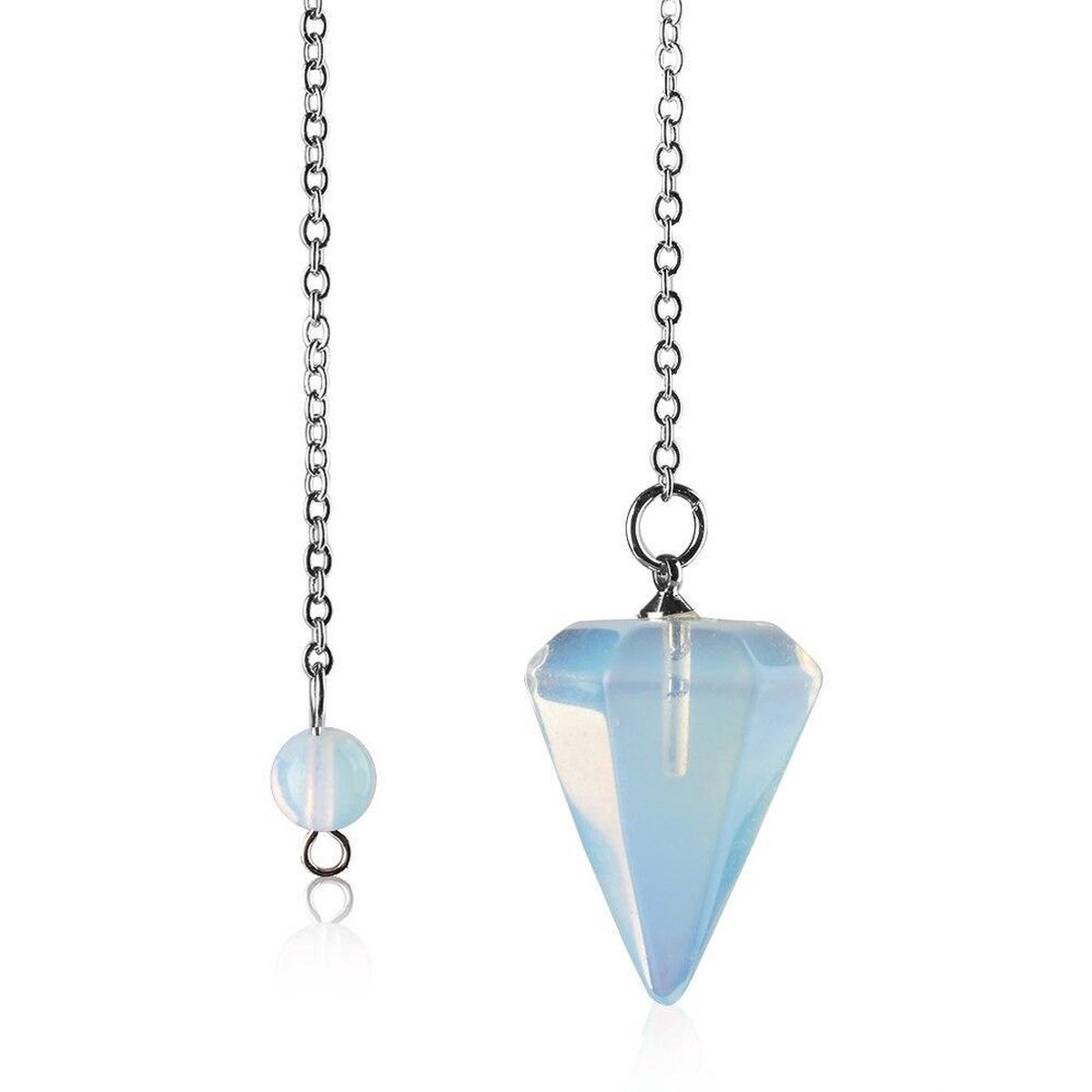 Jumada's - Ontdek de kracht van de Opaliet Pendel Facet - Pendels Spiritueel - voor een diepere verbinding met jezelf en de wereld - Pendel Edelsteen - Edelsteen