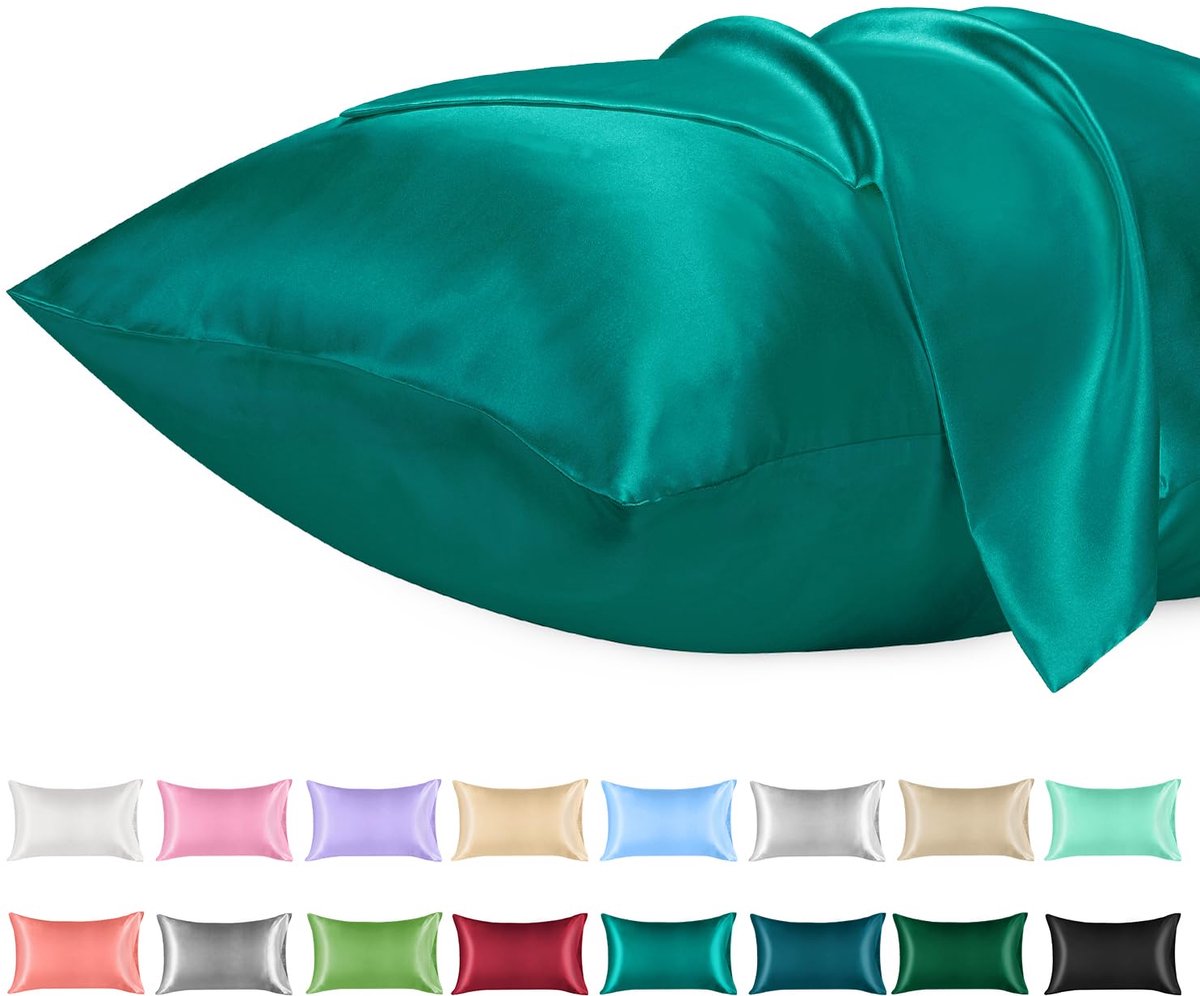 Satijnen Kussenslopen - Luxe en Comfort - Set van 2 - 50cm x 70cm