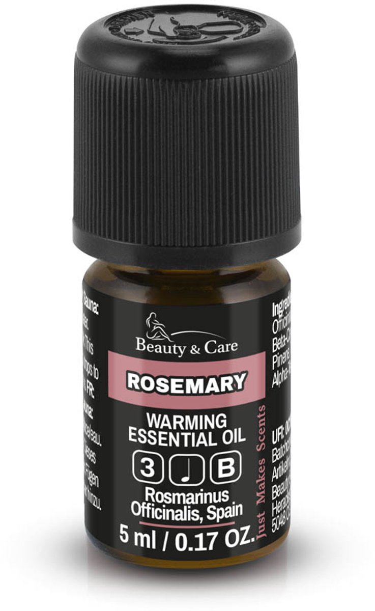 Beauty & Care - Rozemarijn etherische olie - 5 ml. new