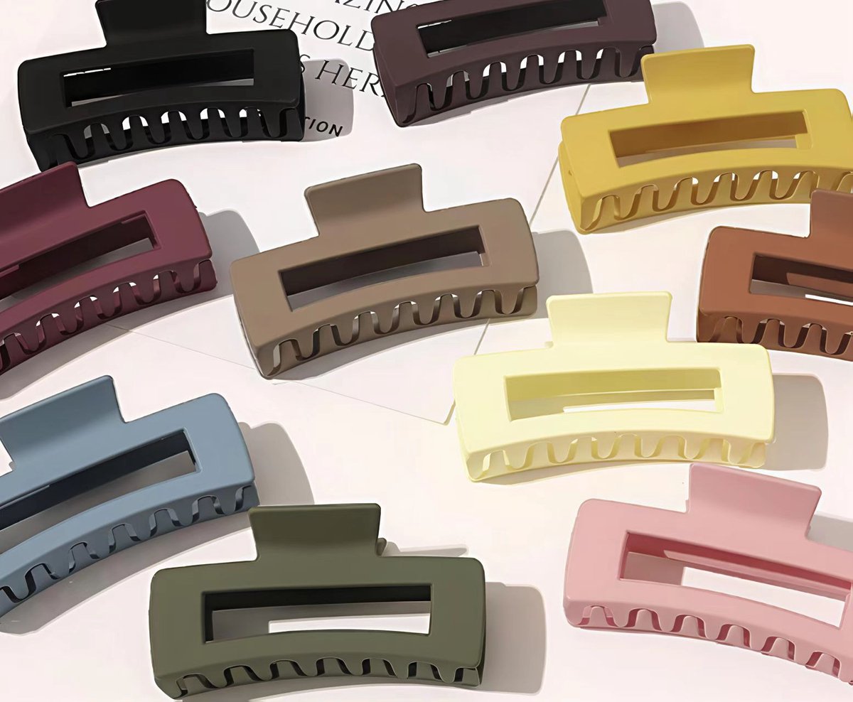 Haarclips Premium - 9 Stuks - Haarklem - Haarklemmen Dames - Bananenklem - Haarspeld - Haarklauw - Haarklem Groot - Haarclip - Haarclip Groot - Haarspelden Dames - Kerst Cadeau - Black Friday - Sinterklaas Cadeautjes