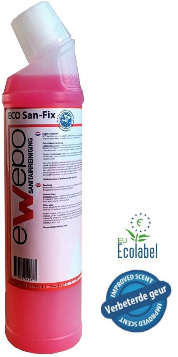 Ewepo San-fix Sanzuur met ecolabel 750 ml x5 Ewepo