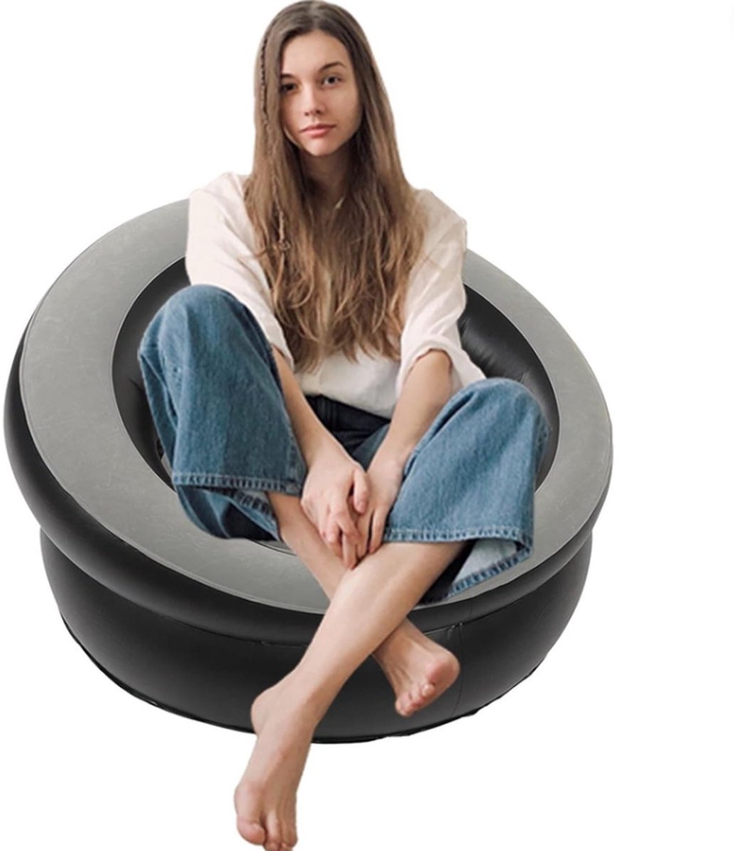 WNHB® Opblaasbare bank en stoel - ergonomisch ontwerp - snel opblaasbare sofa voor camping en buitengebruik